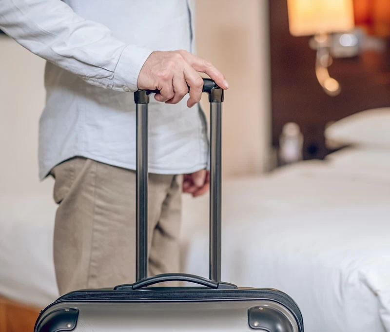 Reise und Unterkunft